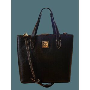 Dooney & Bourke Chocolate Brown Saffiano Leather Mini Waverly Crossbody Bag